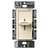 Lutron Skylark 120 Volt 1.5 Ampere Single Pole Quiet 3-Speed Fan Control Almond