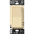 Lutron Sunnata On/Off Switch, 6A Lighting or 3A 1/10HP Motor, Single Pole/Multi-Location Ivory