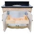 VAN011 Bathroom Vanity with Open Drawers