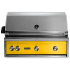 Lynx Grills Professional 69,000 BTU 36 Inch Wide Natural Gas Built-In Grill with All Trident Infrared Burners and Rotisserie California Poppy