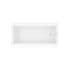 Maax Rubix 60" Three Wall Alcove Acrylic Soaking Tub with Right Drain, Overflow and Stain Resistant Surface White