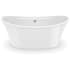 Maax Ariosa 66" Free Standing Acrylic Soaking Tub with Center Drain and Overflow White