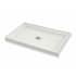 Maax B3Square 47-7/8" x 35-7/8" Rectangular Shower Base with Single Threshold and Center Drain White