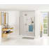 Maax B3Square 59-7/8" x 31-7/8" Rectangular Shower Base with Single Threshold and Left Drain White