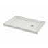 Maax B3Square 59-7/8" x 31-7/8" Rectangular Shower Base with Single Threshold and Right Drain White