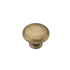 Manzoni 1-3/8 Inch Zamac Mushroom Cabinet Knob from the Classic European Renaissance Collection Distressed Brass