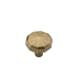 Manzoni Terre Hex 1-1/4 Inch Zamac Geometric Cabinet Knob from the Classic European Renaissance Collection Distressed Brass