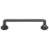 Manzoni Mystic 5-1/16" Center to Center Industrial Parisian Handle Cabinet Pull - Made in Italy Vintage Black Iron