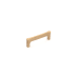 Manzoni Claros 5-1/16 Inch Center to Center Wood Handle Cabinet Pull from the Designer Wood Collection Lacquered Oak