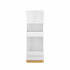 Maplevilles Cabinetry Inset 31" Wide x 93" Tall Double Door Tall or Pantry Double Oven Cabinet with Single Drawer Snow White