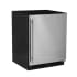 Marvel Low Profile 24 Inch Wide 4.6 Cu. Ft. Energy Star Rated Compact Refrigerator with Dynamic Cooling Technology Stainless Steel
