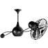 Matthews Fan Company Brisa 2000 13" 3 Blade Indoor Ceiling Fan Black
