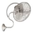 Matthews Fan Company Melody 13" 3 Blade Wall Fan with Wall Control Brushed Nickel