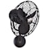 Matthews Fan Company Michelle Parede 13" 3 Blade Indoor Wall Mount Fan with Cage Black