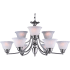 Shown in Satin Nickel / Marble Glass