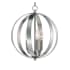 Maxim Provident 3 Light 12" Wide Taper Candle Pendant Satin Nickel