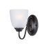Maxim Stefan 8" Tall Bathroom Sconce Black