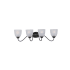 Maxim Stefan 4 Light 30" Wide Bathroom Vanity Light Black