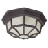 Maxim Crown Hill 10" 2 Light Outdoor Ceiling Light Rust Patina