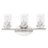 Maxim Corona 3 Light 19" Wide Bathroom Vanity Light Satin Nickel