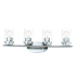 Maxim Corona 4 Light 26" Wide Bathroom Vanity Light Polished Chrome
