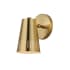 Maxim Helsinki 8" Tall Wall Sconce Natural Aged Brass