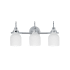 Maxim Milk 3 Light 22" Wide Vanity Light Polished Chrome