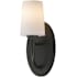 Maxim Durham 14" Tall 1 Light Wall Sconce Black