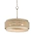 Maxim Seacliff 3 Light 20" Wide Pendant Natural Aged Brass