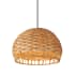 Maxim Tahiti 14" Wide Pendant Black