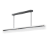 Maxim Spectre 62" Wide LED Linear Pendant Black / Natural Aged Brass