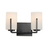 Maxim Dart 2 Light 13" Wide Vanity Light Black