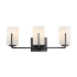 Maxim Dart 3 Light 22" Wide Vanity Light Black