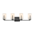 Maxim Dart 4 Light 30" Wide Vanity Light Black