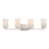 Maxim Dart 4 Light 30" Wide Bathroom Vanity Light Satin Nickel