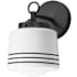 Maxim Eureka 10" Tall 1 Light Wall Sconce Black