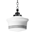 Maxim Eureka 14" Wide 1 Light Pendant Black