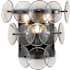 Maxim Loren 3 Light 15" Tall Wall Sconce Gunmetal