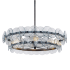Maxim Loren 4 Light 32" Wide Drum Chandelier Gunmetal