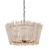 Maxim Baywood 4 Light 24" Wide Drum Chandelier Textured Bronze