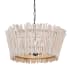 Maxim Baywood 4 Light 30" Wide Drum Chandelier Textured Bronze