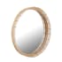 Maxim Vannerie 30"W x 3-1/2"H Circular Flat Accent Mirror Ecru