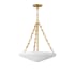 Maxim Artemis 4 Light 20" Wide Pendant Natural Aged Brass