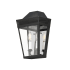 Maxim Oxford 2 Light 14" Tall Outdoor Wall Sconce Black