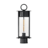 Maxim Windsor 17" Tall Post Light Black Patina