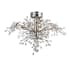 Maxim Cluster 8 Light 28-1/2" Wide LED Semi-Flush Ceiling Fixture Polished Nickel