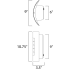 Maxim-64331WT-Line Drawing