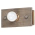 Weathered Wood / Antique Brass