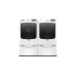 Maytag 27 Inch Wide 4.8 Cu. Ft. Washer and 27 Inch Wide 7.3 Cu. Ft. Gas Dryer Laundry Pair with Storage Pedestal White