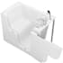 MediTub 53" Fiberglass Air Walk In Tub for Alcove Installations with Right Drain, Drain Assembly, Overflow, Aroma, Chroma Therapy, Roman Tub Filler and Hand Shower White